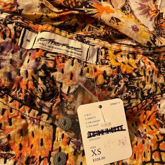 NWT We The free by Free People blouse size XS - Picture 9 of 10
